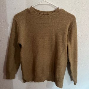 brown long sleeve sweater